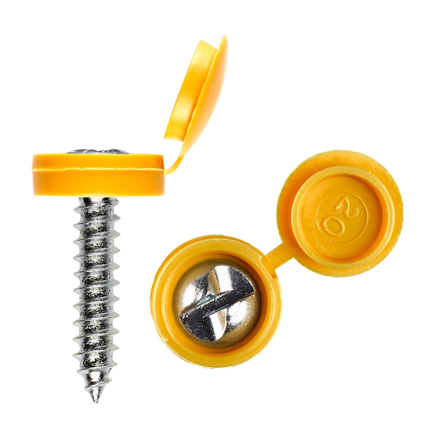 Security Screws + Yellow Caps (per 100)