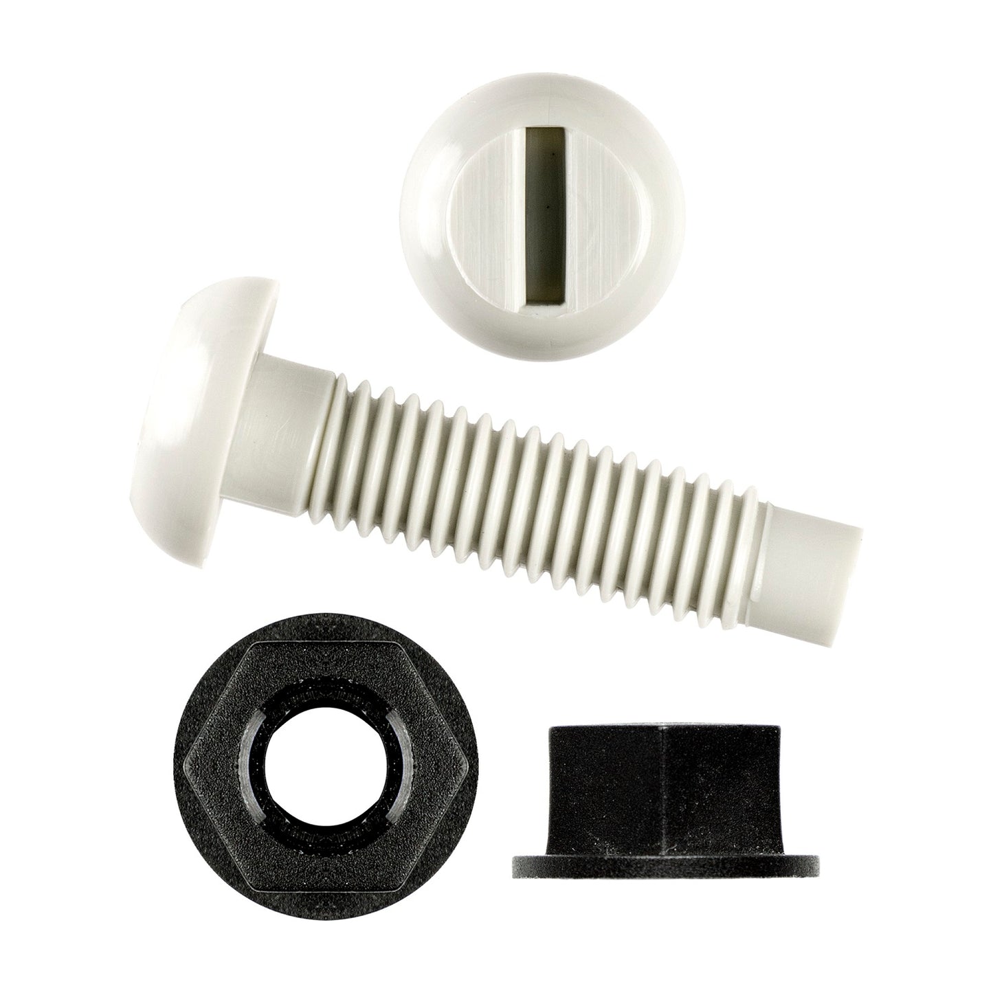 White Long 1" Bolts (per 5000)