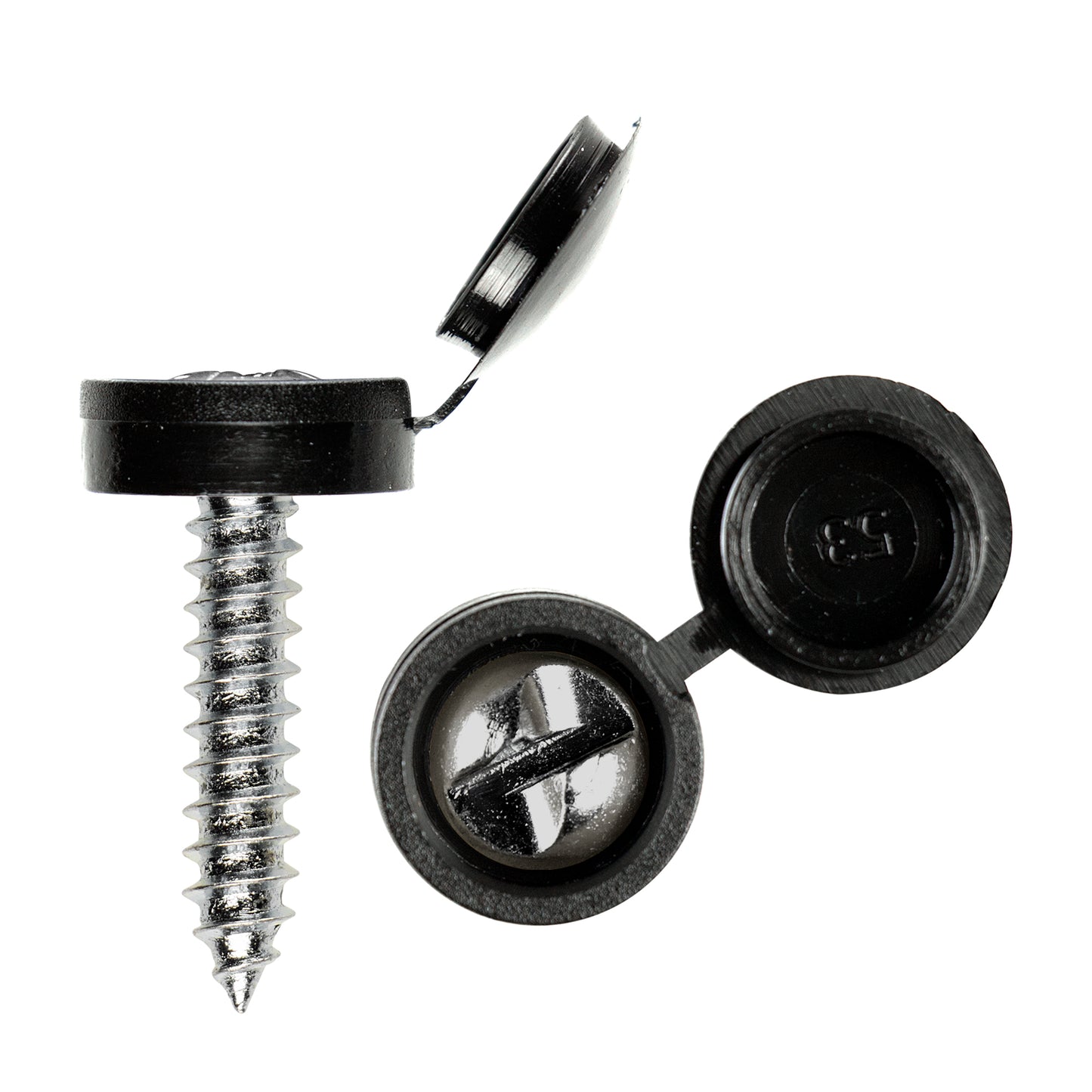 Security Screws + Black Caps (per 100)