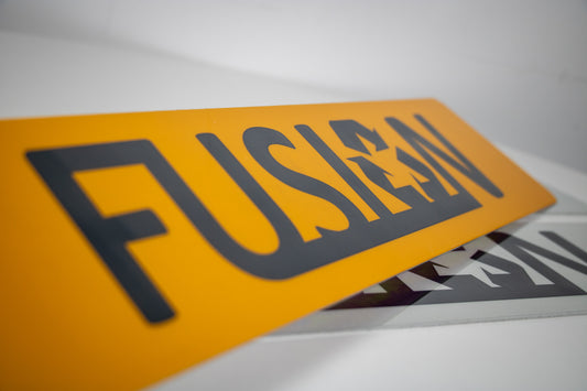 Fusion™ Car Standard Oblong film 520mm x 111mm with green flash