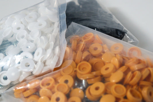 Security Screws + Yellow Caps (per 100)