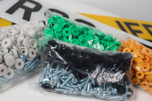 Self Tapping Screws + Green Caps (per 100)