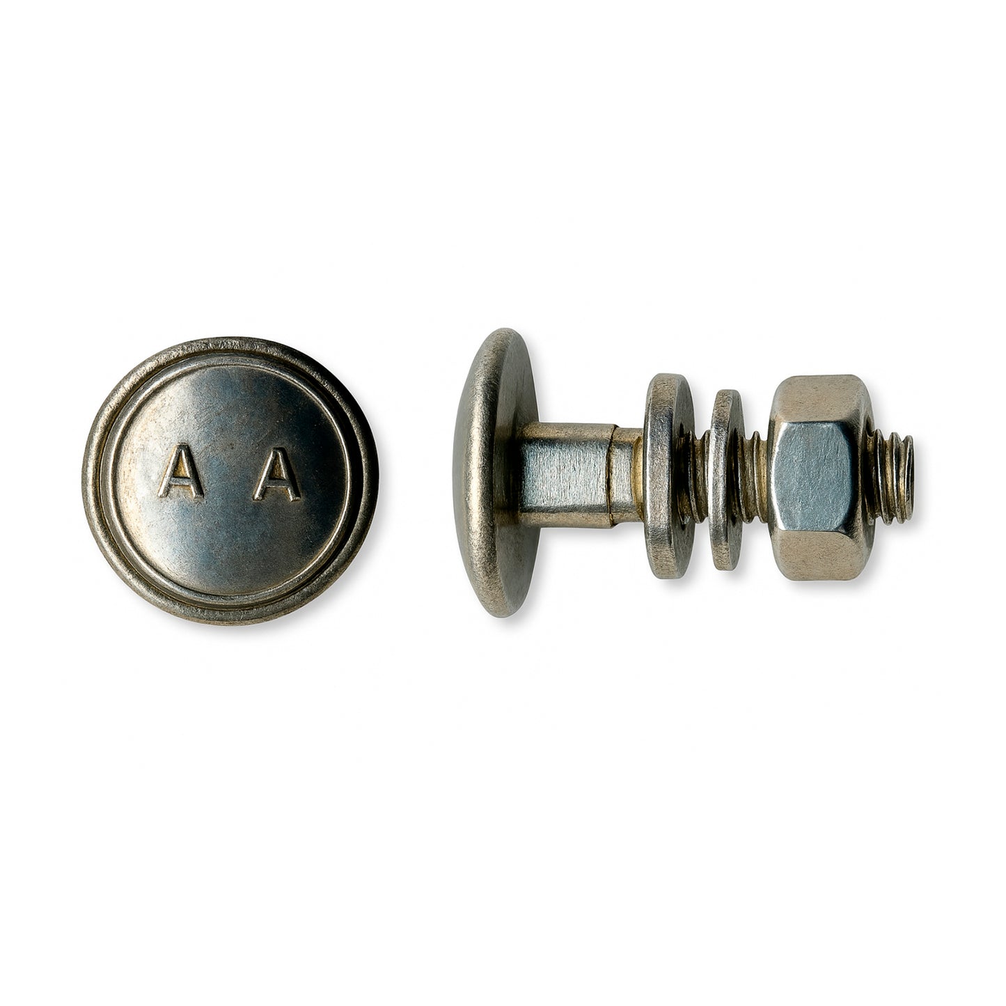 Stainless Steel Dome Head 3/4" Nut & Bolt