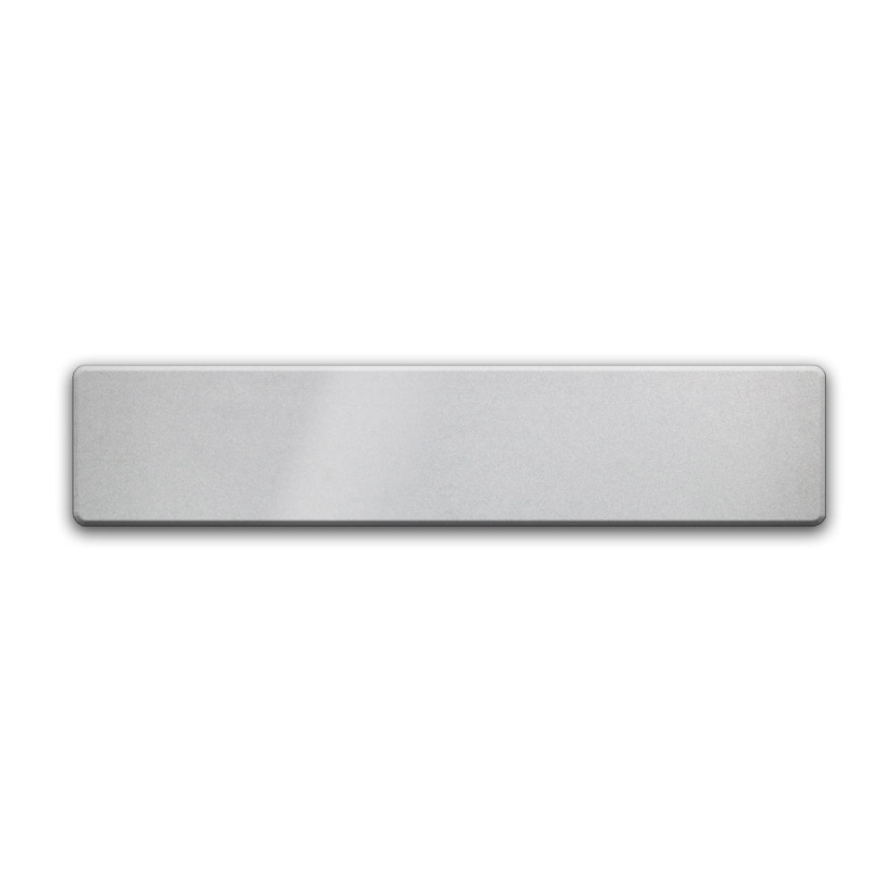 White Car Standard Oblong Fusion™ Aluminium Backing  520 x 111mm