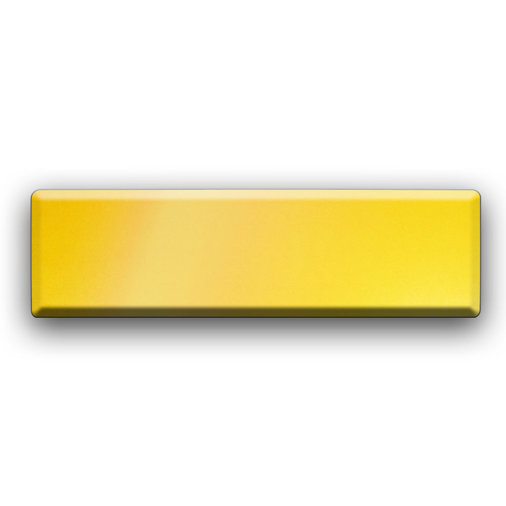 Yellow Oversize Car Fusion™ Aluminium Backing 533mm x 152mm