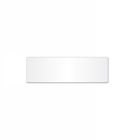Acrylic car 'short' 4 digit oblong 280mm x 111mm