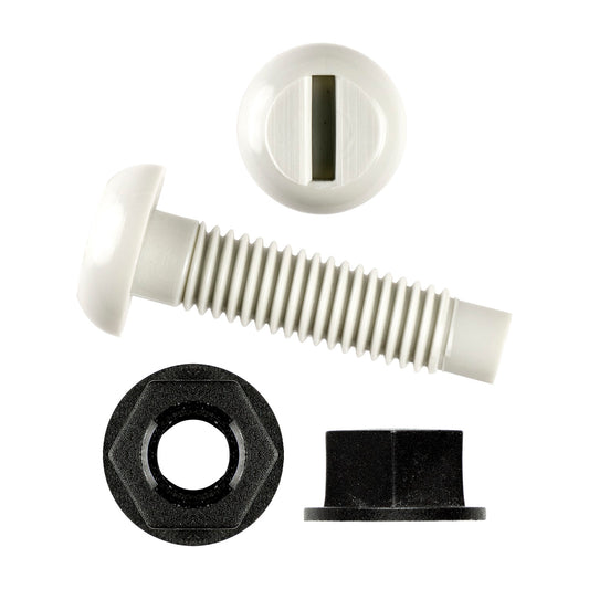 White Long 1" Bolts (per 5000)