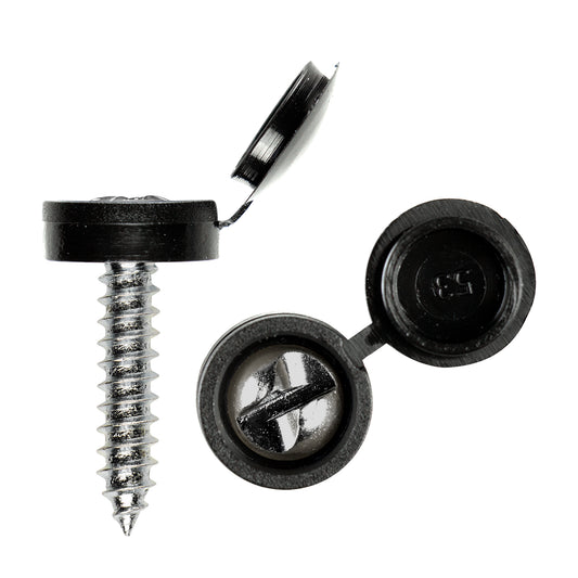 Security Screws + Black Caps (per 100)