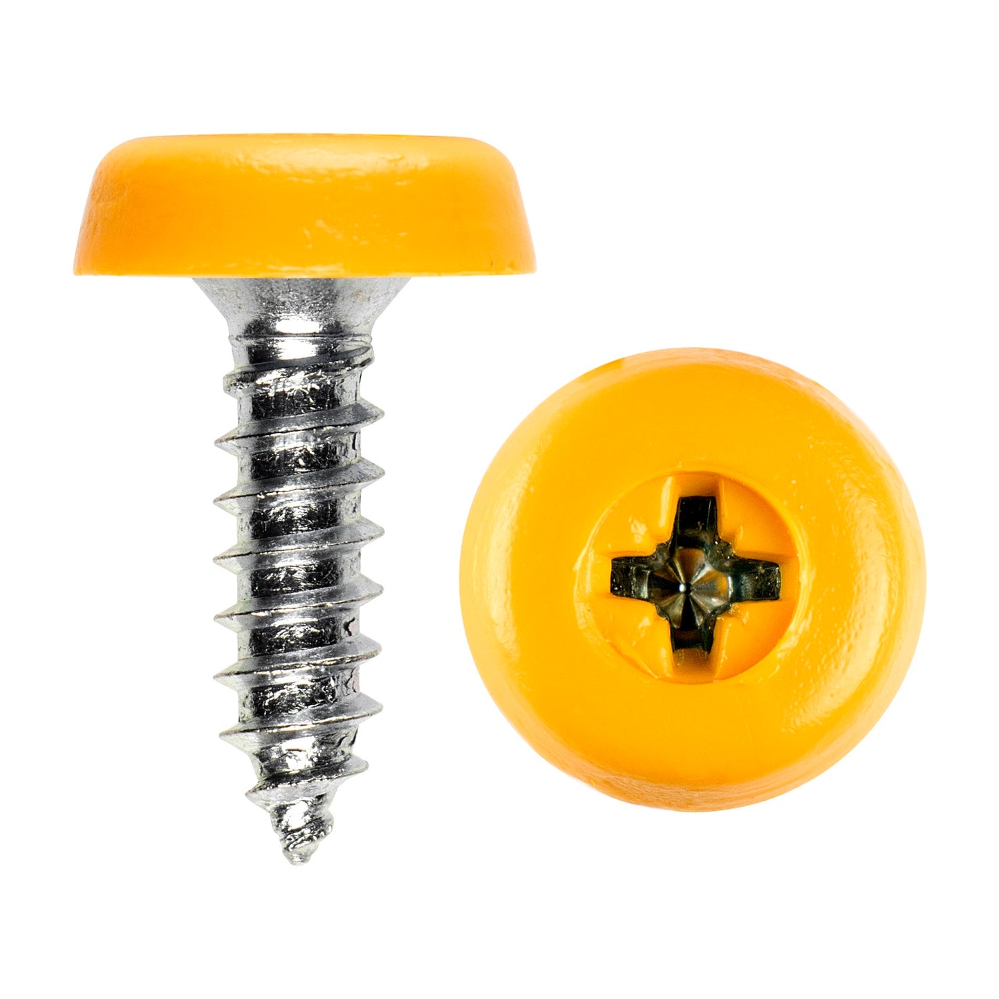Yellow POLYTOP Screws (per 100)