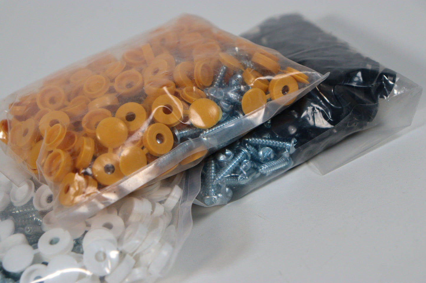 Security Screws + Brilliant White Caps (per 100)