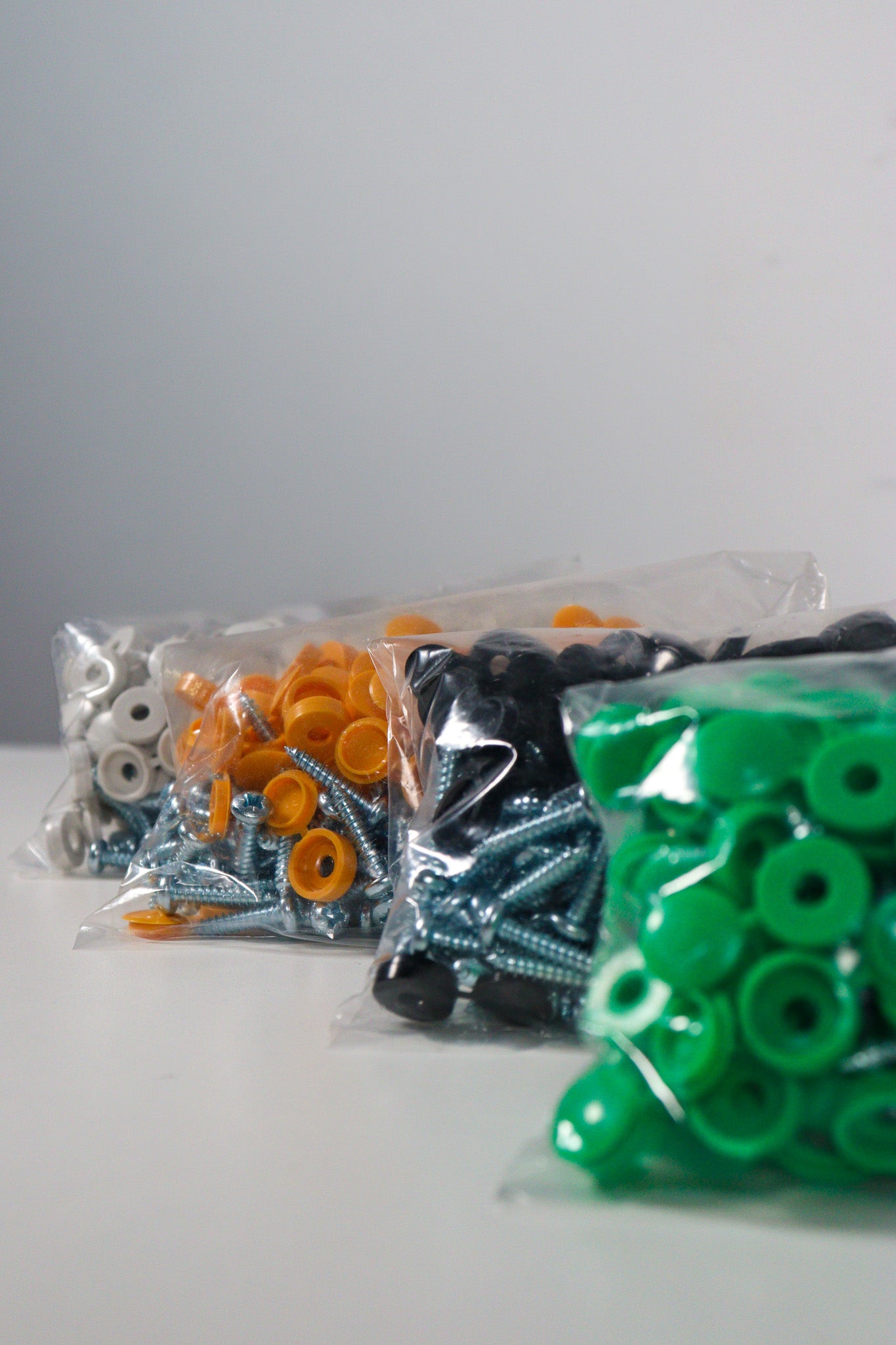 Self Tapping Screws + Yellow Caps (per 100)