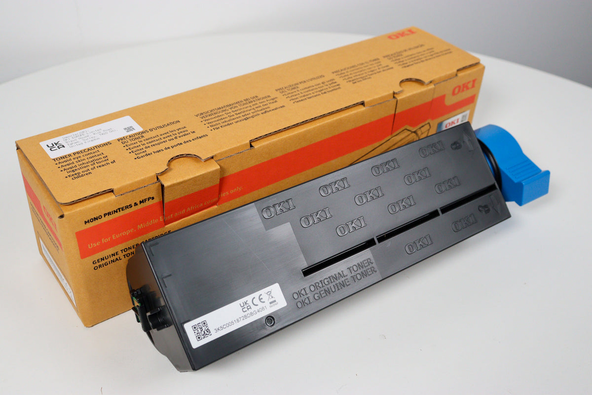OKI Black B432 / B412 Genuine Printer Toner | 3k Page Yield | 45807102